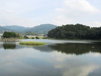 箸墓古墳と三輪山