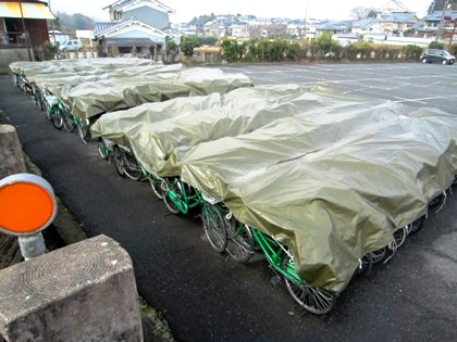 野口駐車場のレンタサイクル