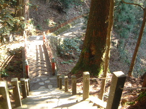 奥の院へ続く石段