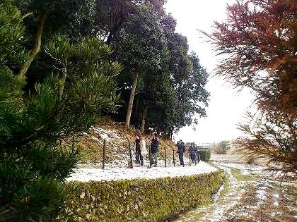 箸墓古墳の立ち入り調査