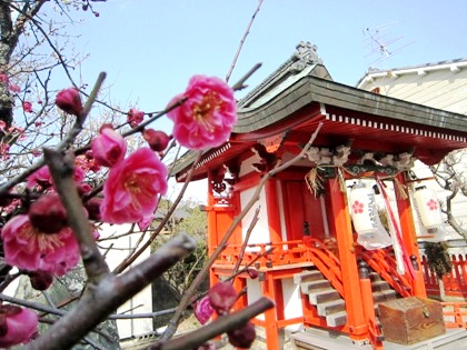 梅の花と佐保川天満宮