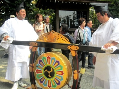 太鼓　三輪のお渡り