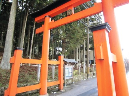 両部鳥居　墨坂神社