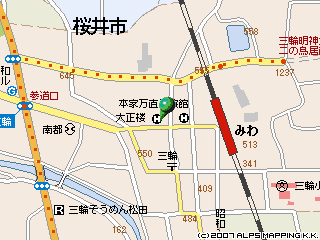 大正楼の地図