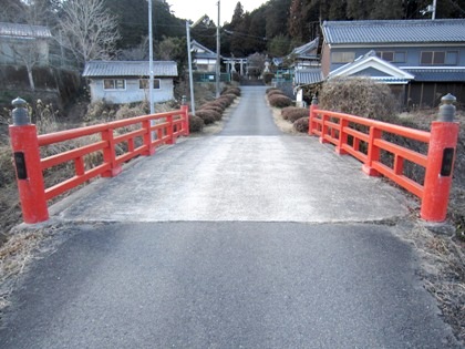 禊川に架かる橋